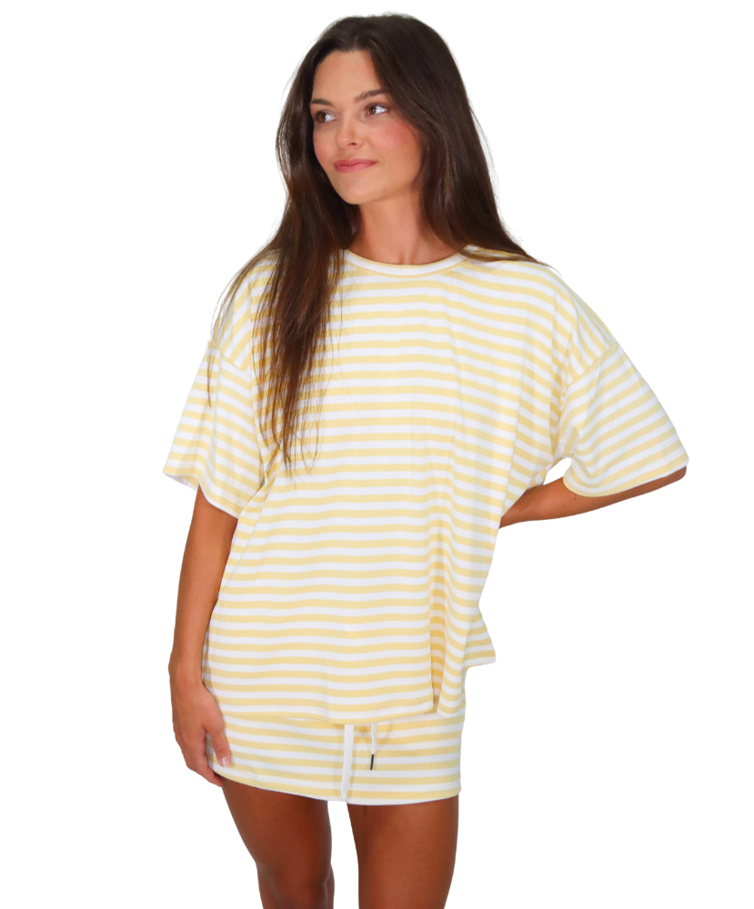 Emily Stripe Oversized Tee