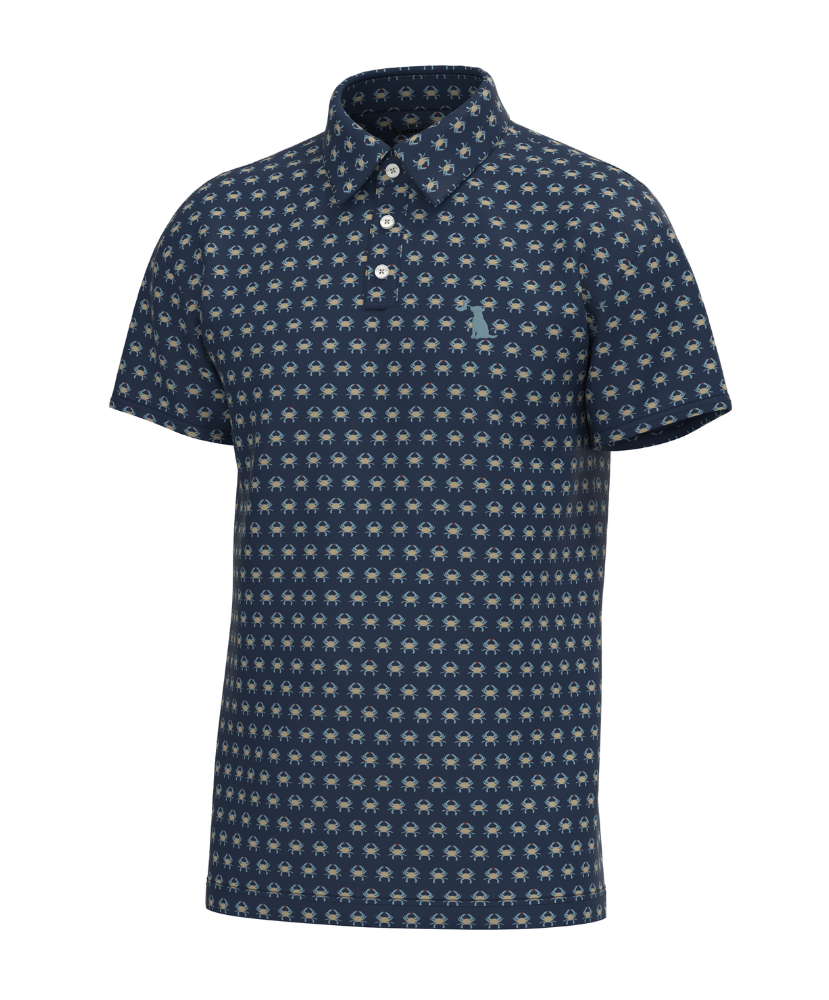 Local Boy - Dirty Myrtle Polo - Blue Crab