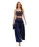 Amanda Lace Trimmed Skirt Set