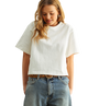 Linen Knitted Short Sleeve Top