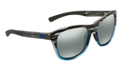 Costa Sunglasses with a reflective lens on a white background