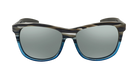 Costa Sunglasses with a reflective lens on a white background