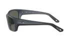 Costa Sunglasses with polarized gray lenses and midnight bkue frame on a white background