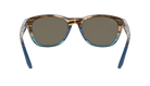 COSTA Sunglasses with tortoiseshell frame and blue accents on a white background