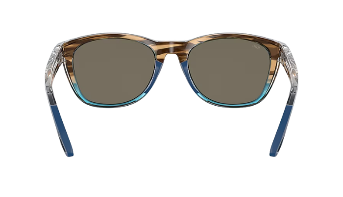 COSTA Sunglasses with tortoiseshell frame and blue accents on a white background
