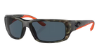 Camoflage frame Costa wraparound Sunglasses with gray lenses  on a white background