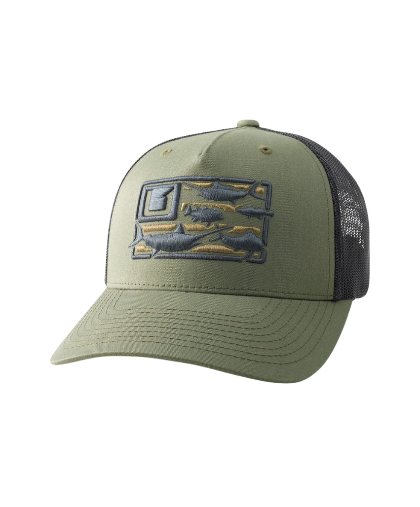 Huk - Trophy Flag Trucker Hat
