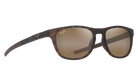 Maui Jim Sunglasses with tortoiseshell frame and brown lenses on a white background Melemele