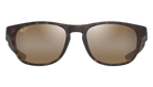 Maui Jim Sunglasses with tortoiseshell frame and brown lenses on a white background Melemele