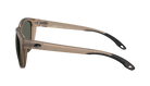 Costa Sunglasses with a smoke grey frame and polarized gray lenses on a white background