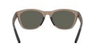 Costa Sunglasses with a smoke grey frame and polarized gray lenses on a white background