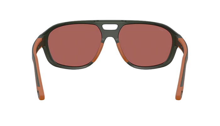 Black Costa Sunglasses with gold mirror lenses. Street Heat