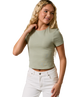 Britt Double Lined Short Sleeve Baby Tee