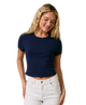 Britt Double Lined Short Sleeve Baby Tee