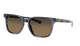 Costa Sunglasses with a blue tortoise frame and polarized copper gradient lenses on a white background