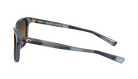 Costa Sunglasses with a blue tortoise frame and polarized copper gradient lenses on a white background