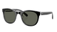 Black Costa sunglasses with polarized dark lenses on a white background