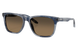 Costa Sunglasses with blue frame and brown polarized lenses on a white background