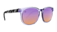 Blenders Sunglasses with purple and pink gradient lenses on a white background