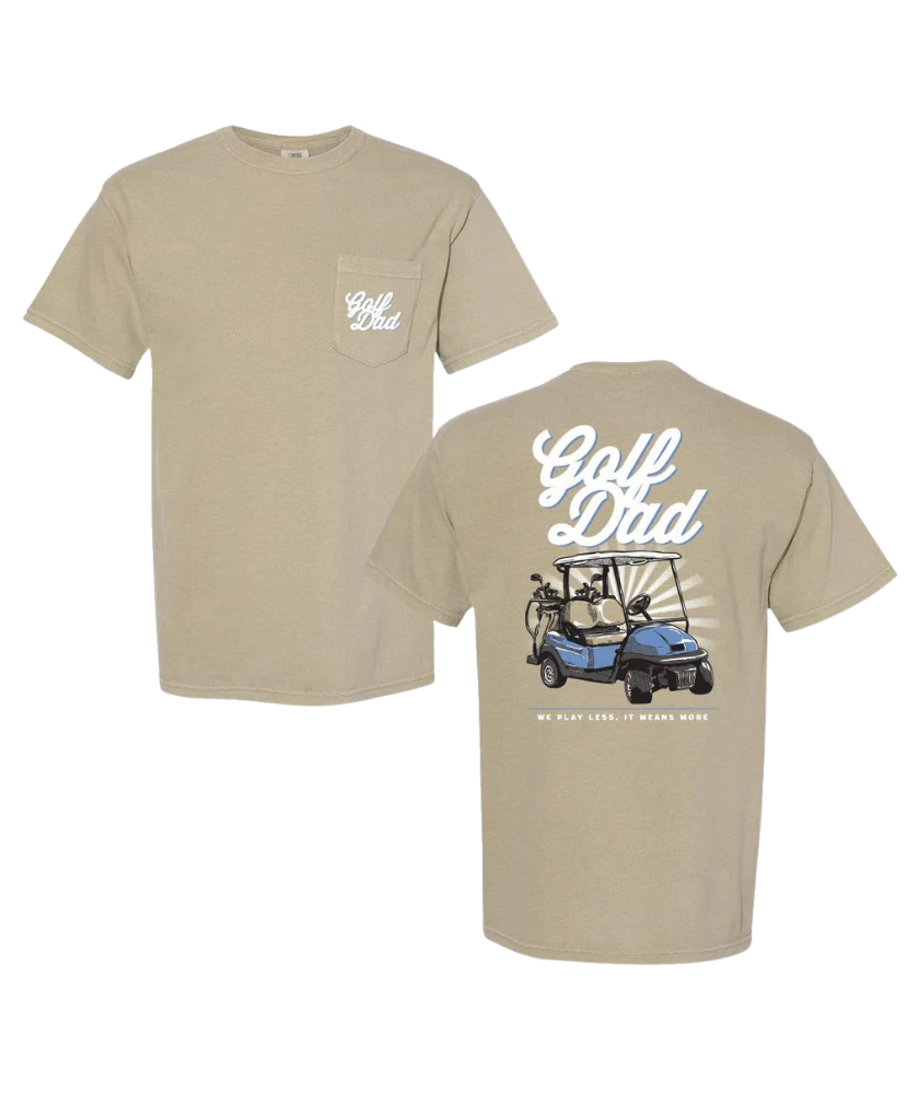 Barstool - Golf Dad Golf Cart Pocket Tee