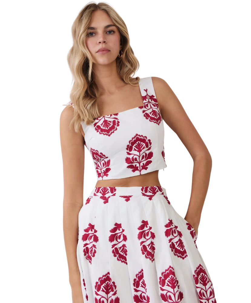 Brooklyn Crop Sleeveless Top
