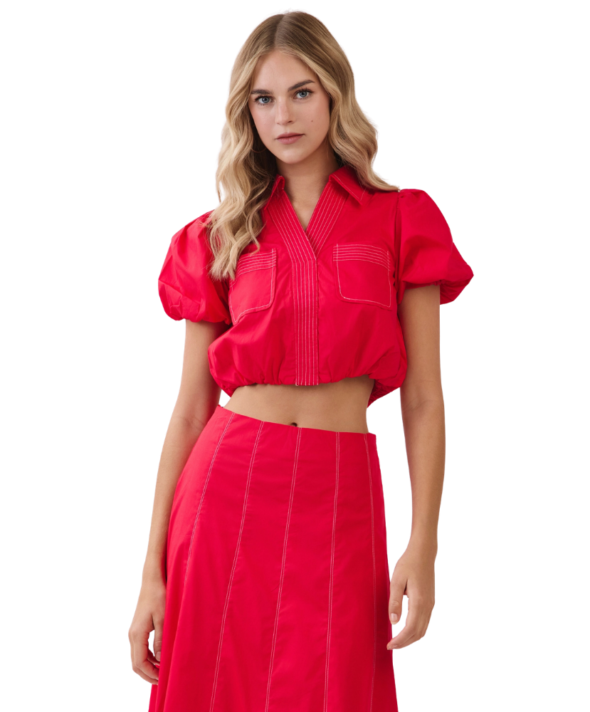 Margo Bubble Sleeve Top