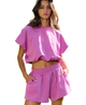 Scuba Elastic Waist Banded Solid Shorts