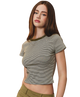 Riley Round Neck Short Sleeve Stripe Tee