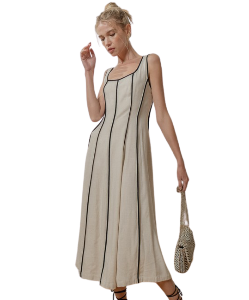 Laiken Linen Midi Dress