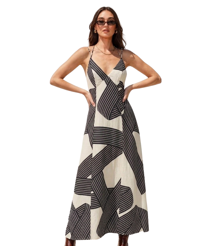 Olly Open Back Maxi Dress