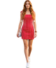 Cooper Cord Trim Mini Dress With Tassel Tie Straps