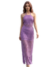 Hannah Lace Fring Halter Set