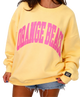 Lulu Mac - Orange Beach Puff Crewneck