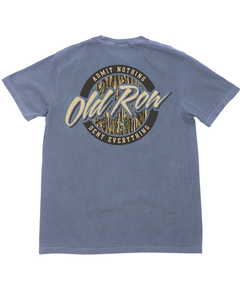 Old Row - Camo Circle Logo Pocket Tee