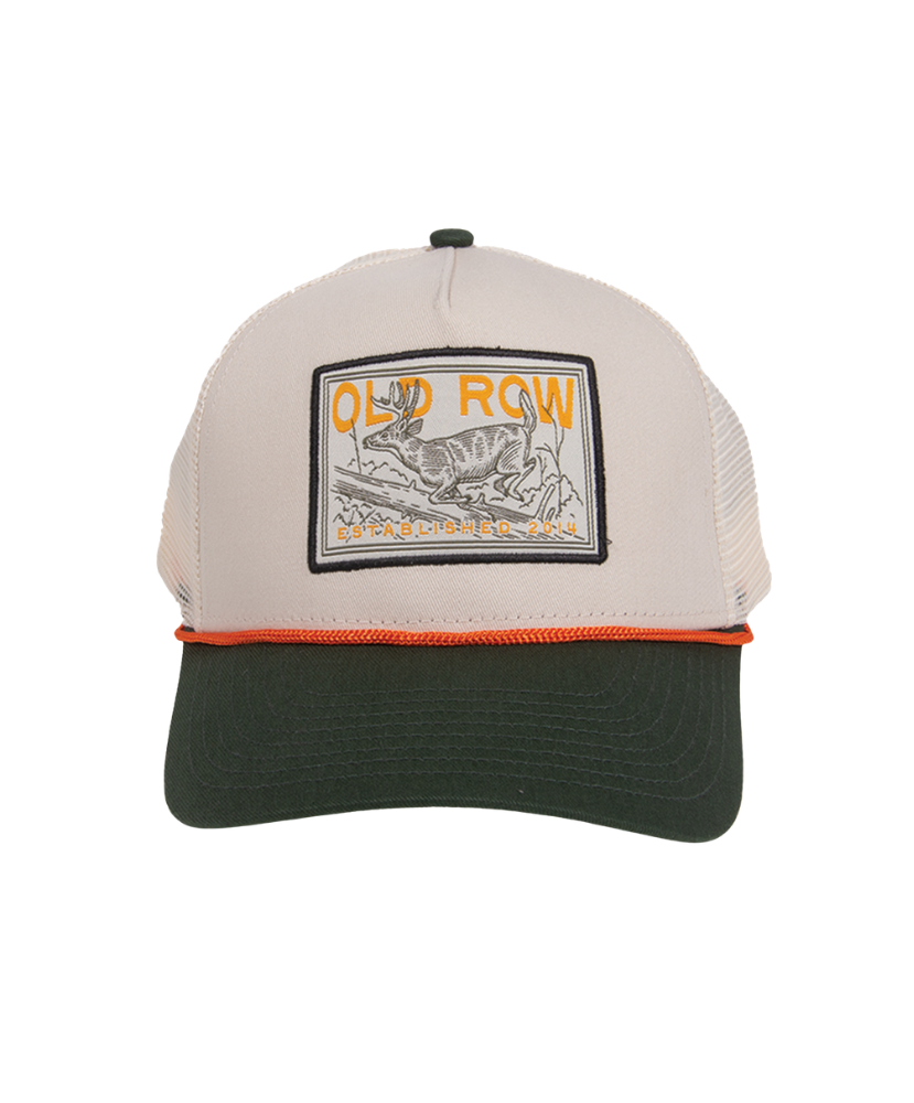 Old Row - Outdoors Deer Mesh Back Rope Hat