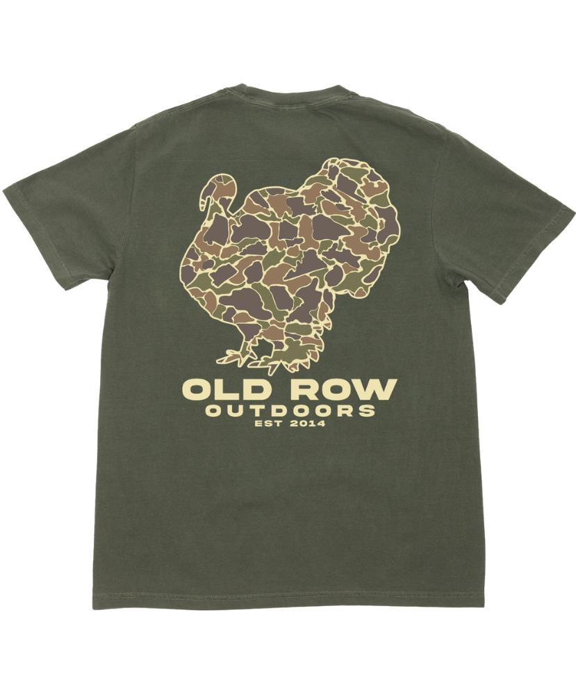 Old Row - Camo Turkey Pocket Tee