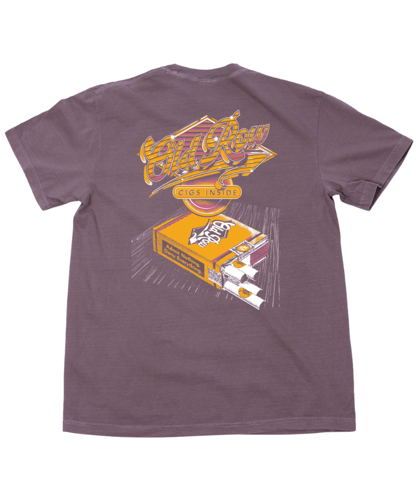Old Row - Cigs Inside Retro Pocket Tee