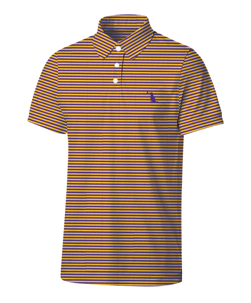 Local Boy - Palms Yelow-Purple Polo