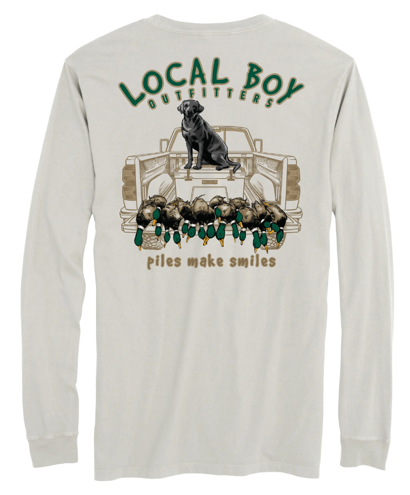 Local Boy - Piles Make Smiles Ls Tee