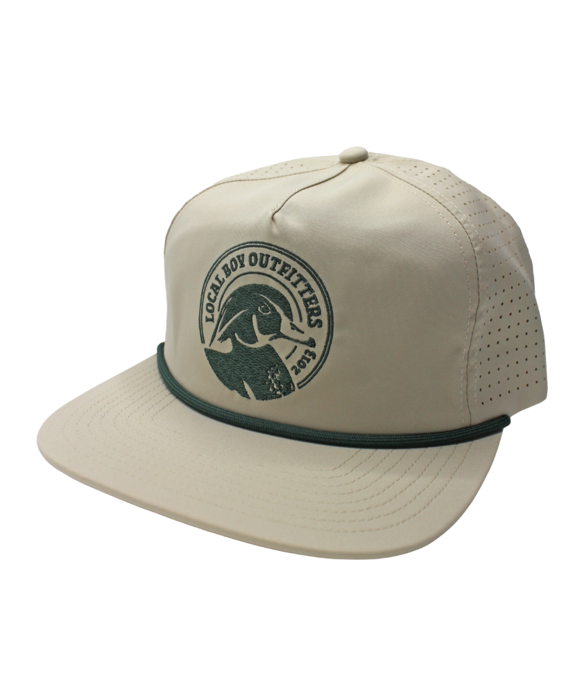 Local Boy - Wood Circle Perf Lp Rope Hat