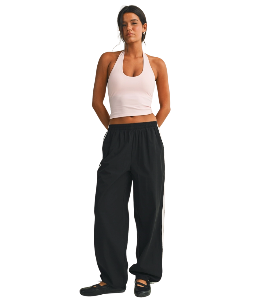 Savannah Side Stripe Nylon Pants