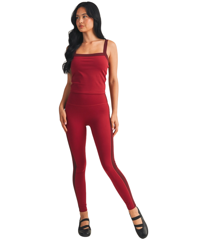 Cait Contrast Block Legging
