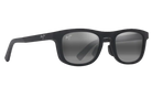Black Maui Jim polarized sunglasses with a Maui Jim logo on a white background