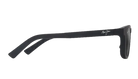 Black Maui Jim polarized sunglasses with a Maui Jim logo on a white background