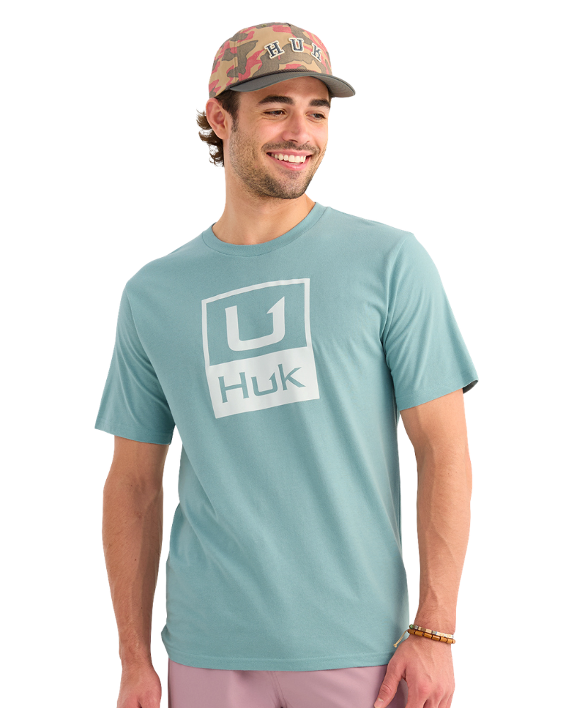 Huk - Stacked Logo Tee