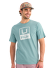 Huk - Stacked Logo Tee