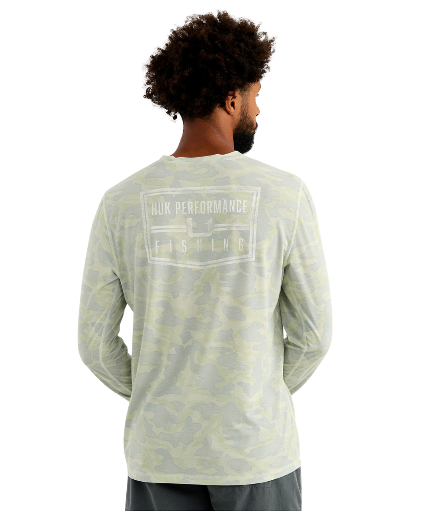 Huk - Drift Printed LS Crew