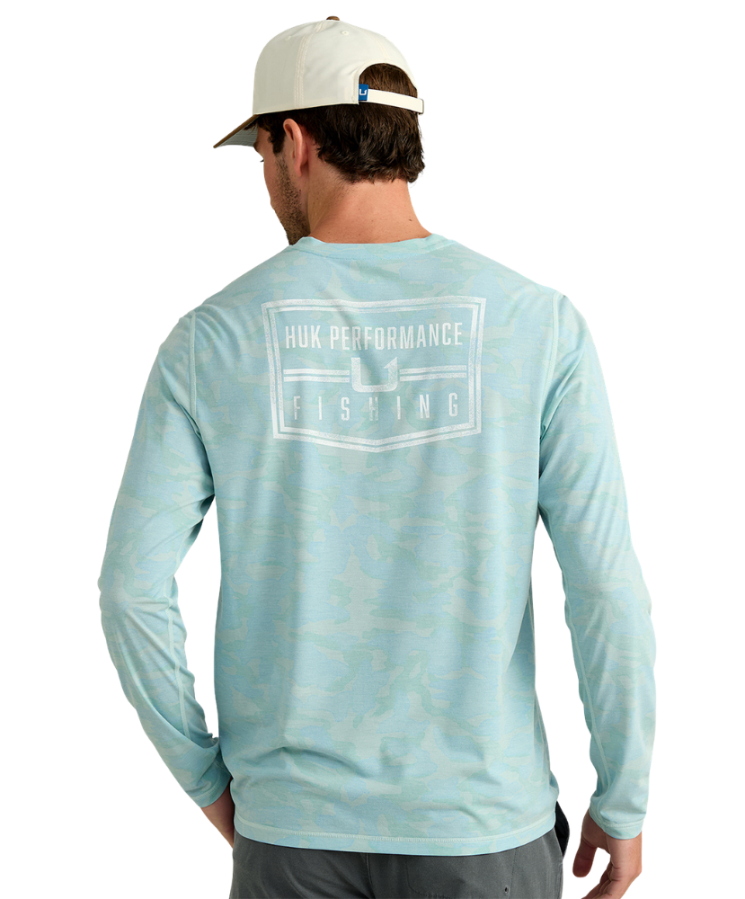 Huk - Drift Printed LS Crew