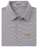 GenTeal - LSU Club Pinstripe performance Polo