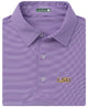 GenTeal - LSU Club Pinstripe performance Polo